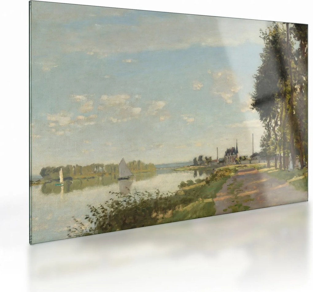 Üveg kép - Claude Monet, Argenteuil, reprodukciók (70x50 cm)