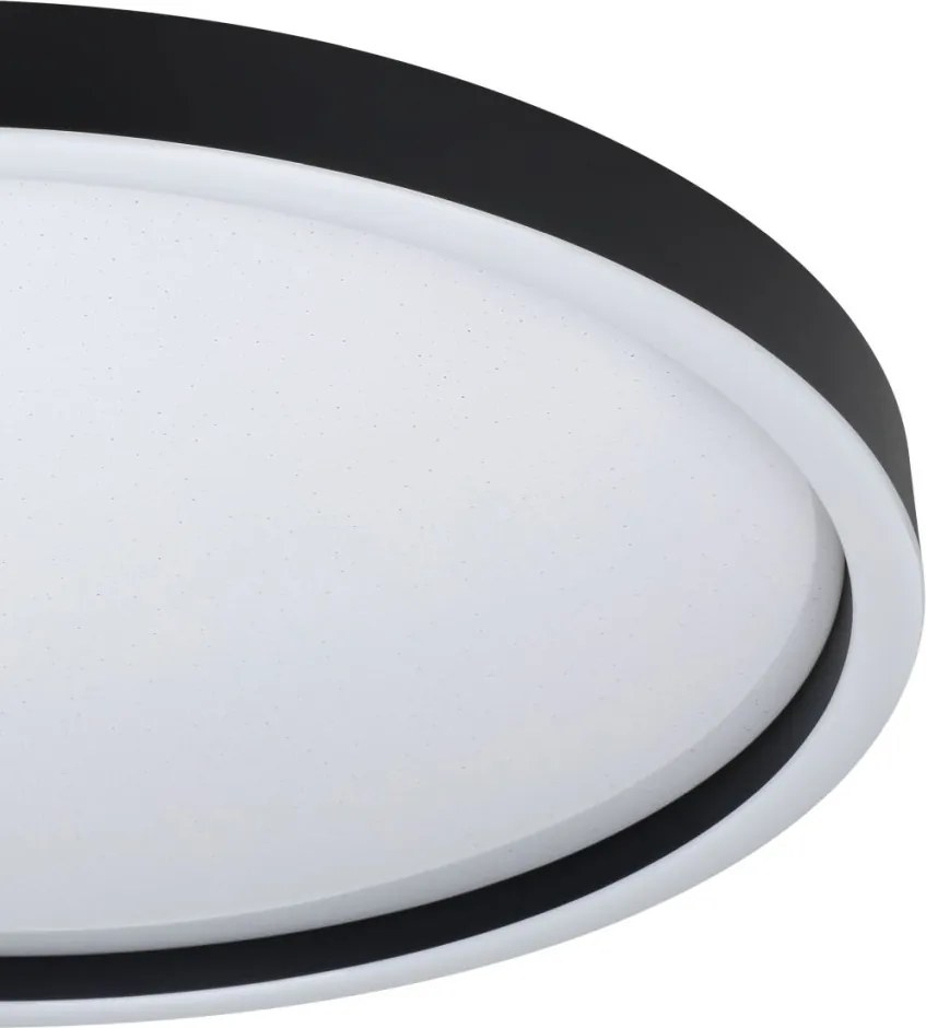 EGLO 900412 MONTEMORELOS-Z Kerek Mennyezeti Lámpa Fehér, Fekete LED IP20
