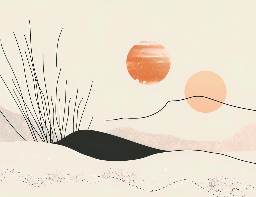 Poszter 65x50cm Puha domb