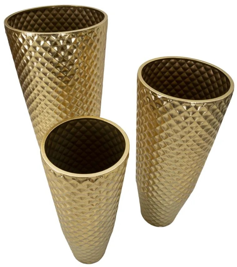 Vázatartó glotty készlet3 db ø 48x110-40x93-33x77cm