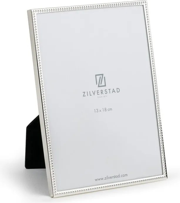 Fényes ezüstszínű fém álló képkeret 14x19 cm Sweet Memory Pearl – Zilverstad