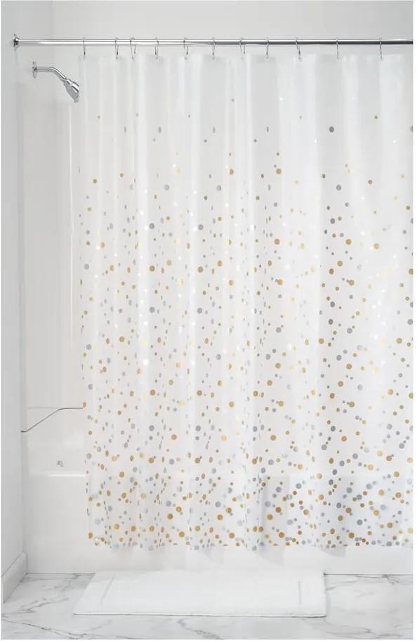 Confetti átlátszó zuhanyfüggöny, 183 x 183 cm - iDesign