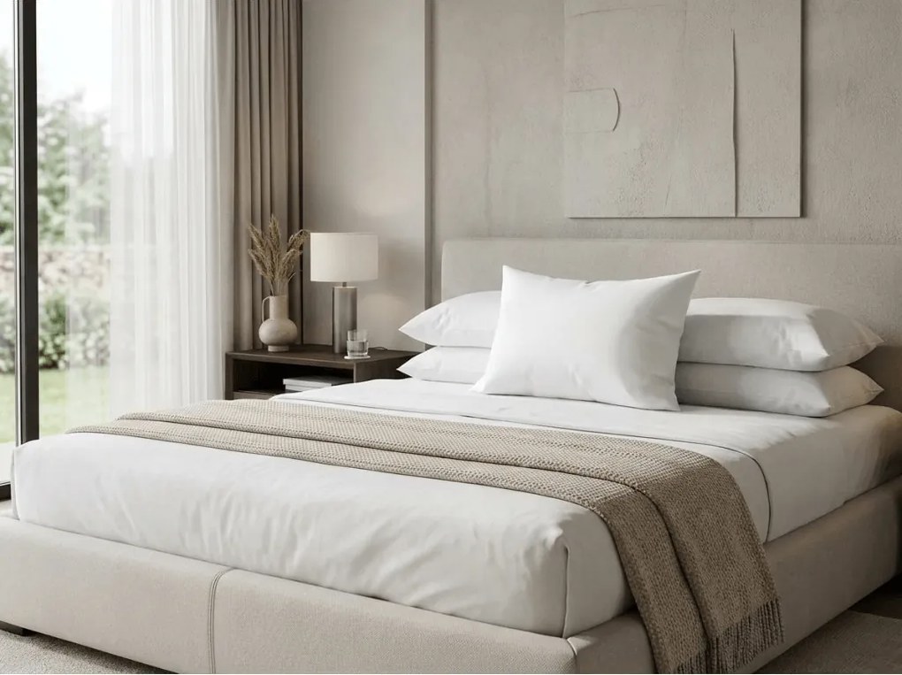 Szatén damaszt párnahuzat 70x90 fehér