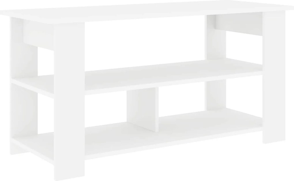 vidaXL TV állvány Fehér 100 x 40 x 50 cm