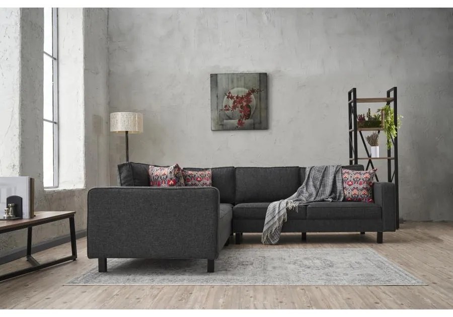 Sarokkanapé Kale Linen - Antracit