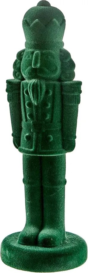 X-MAS ditótörő 32 cm, bársony zöld