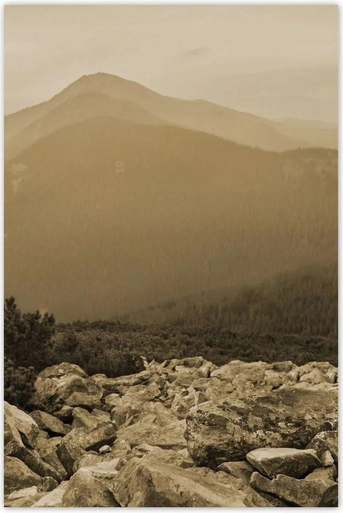 Poszterek 80x120 Hegyi táj Tájkép