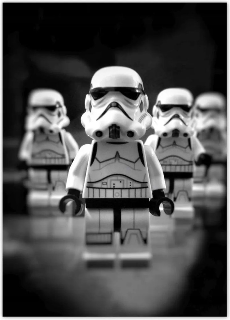 Poszterek 50x70 Rohamosztagos figura