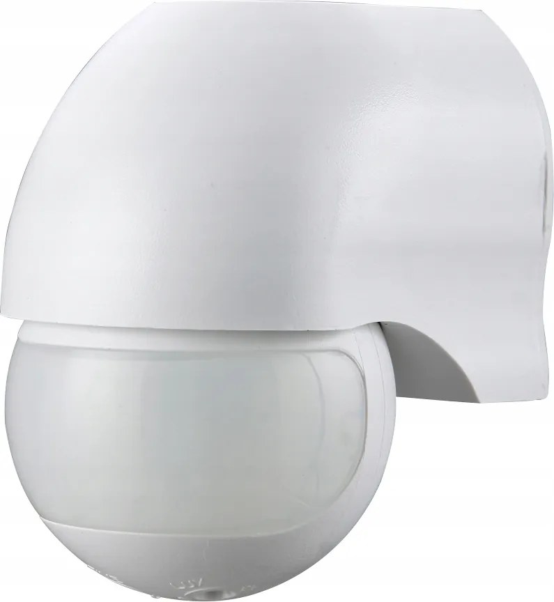 Infravörös mozgásérzékelő 180° IP44 fehér