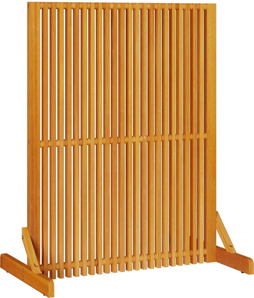 vidaXL Magánszféra Képernyő Barna 79.5 x 50 x 110 cm Tömör akácfa