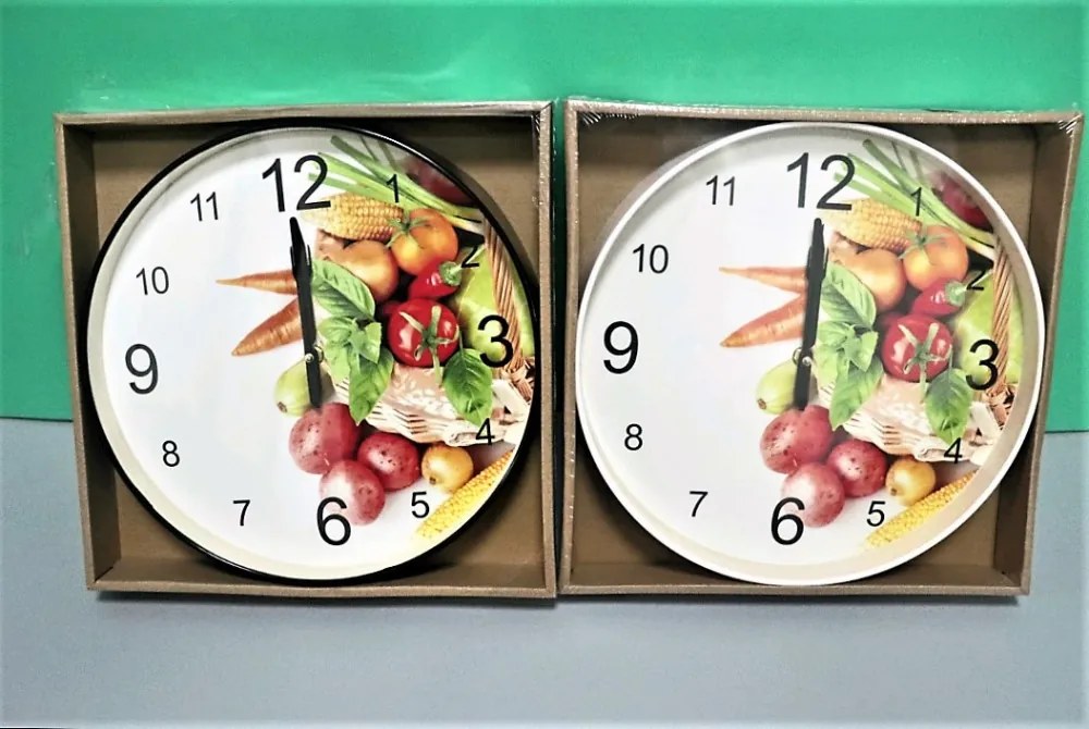 Falióra Zöldségekkel 30 Cm Fali Óra Konyhába