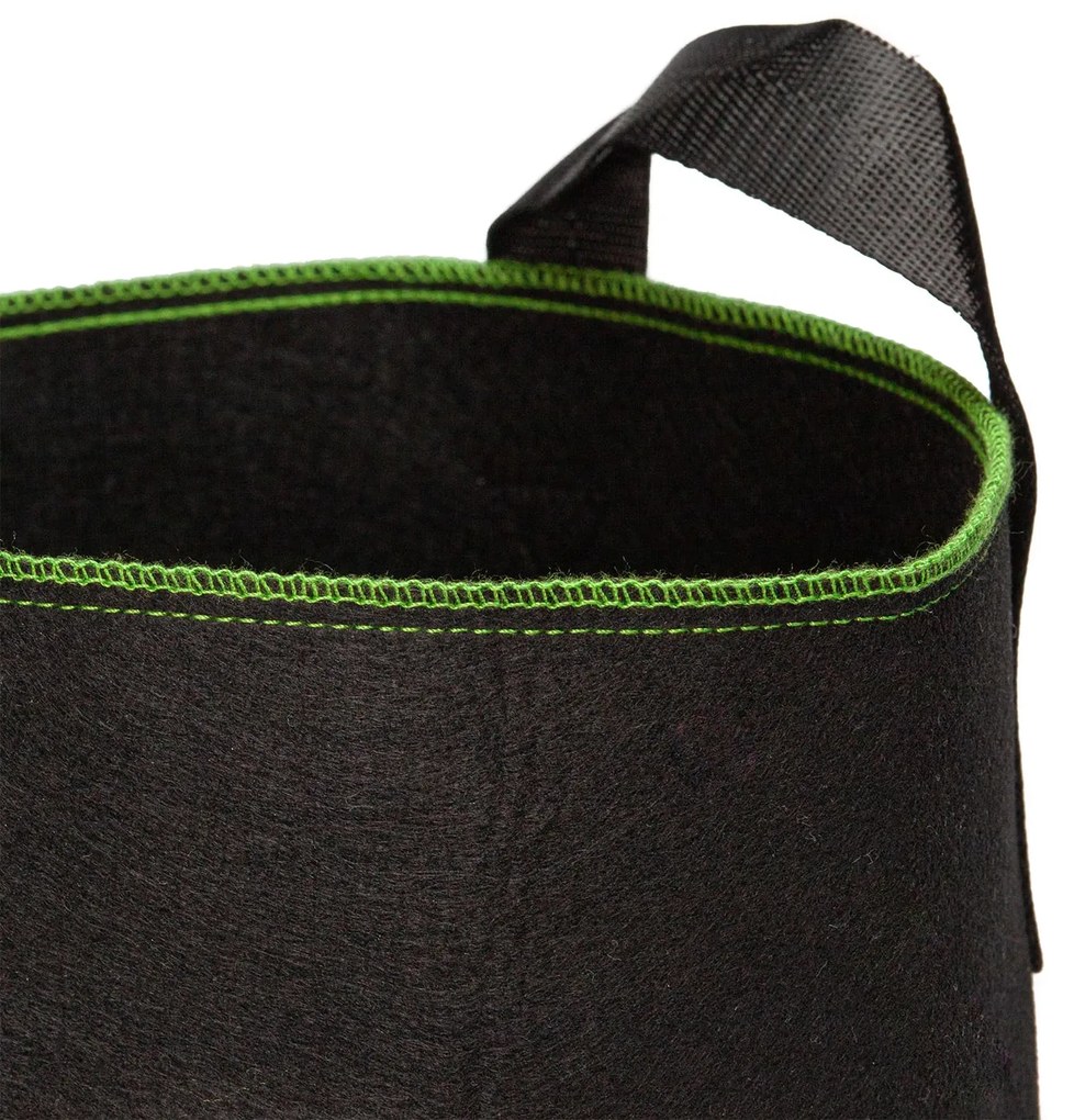 Blumfeldt Textil virágcserép, 5 darabos készlet, 5 literes, gyapjú, fogantyúkkal