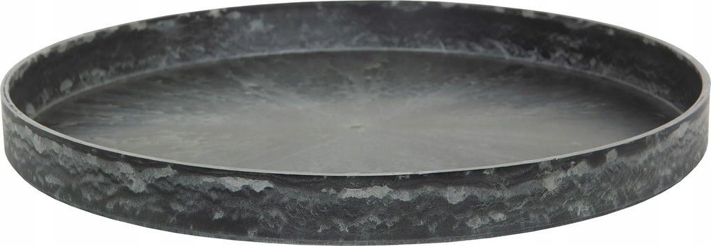 Konyhai Tálca univerzális tálaló Tálca kerek szürke Újrahasznosított