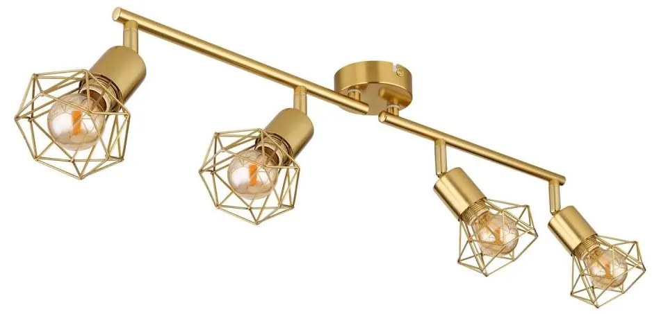 Globo 54802GB-4 - spotlámpa XARA I 4xE14/40W/230V arany