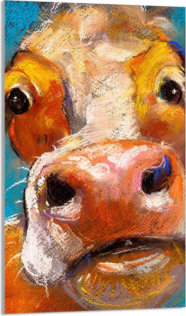 Üveg Vágódeszka 30x52 Tehén a Konyhába