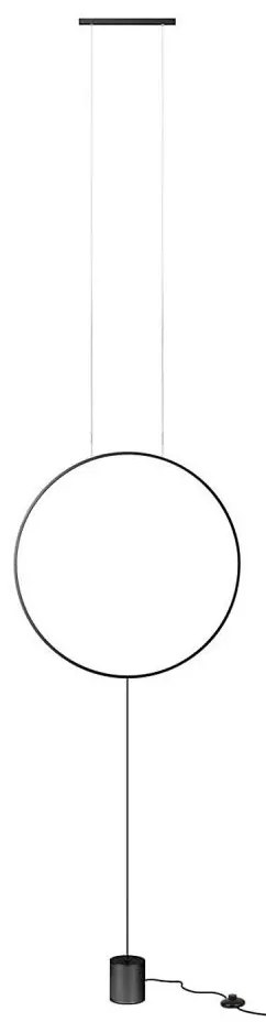 Redo 01-2197 - SLICK állólámpa LED/19W/230V fekete