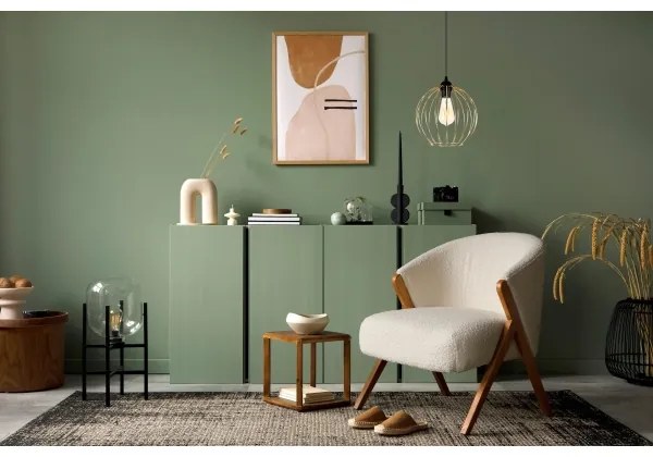 Csillár zsinóron MATT 1xE27/60W/230V fekete/arany