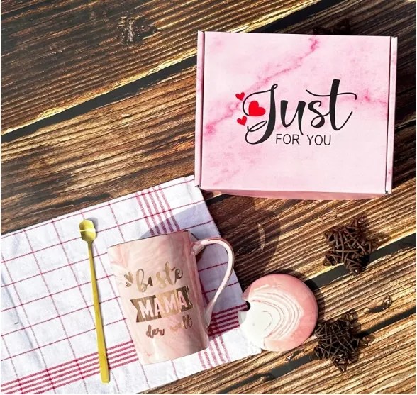 Ajándék bögre anyukának „Legjobb anya der Welt” felirattal