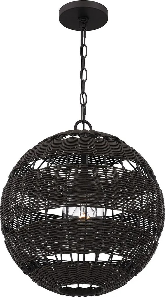 Quoizel boho kültéri függeszték lindendale barna elsqz-lindendale-pwt IP44