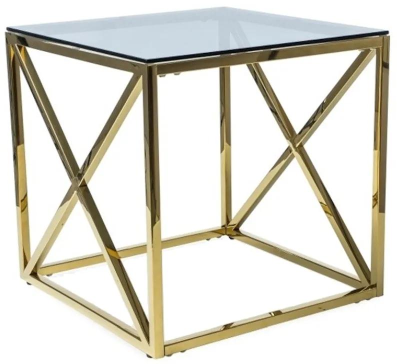 JAX II dohányzóasztal, 55x55x55, arany