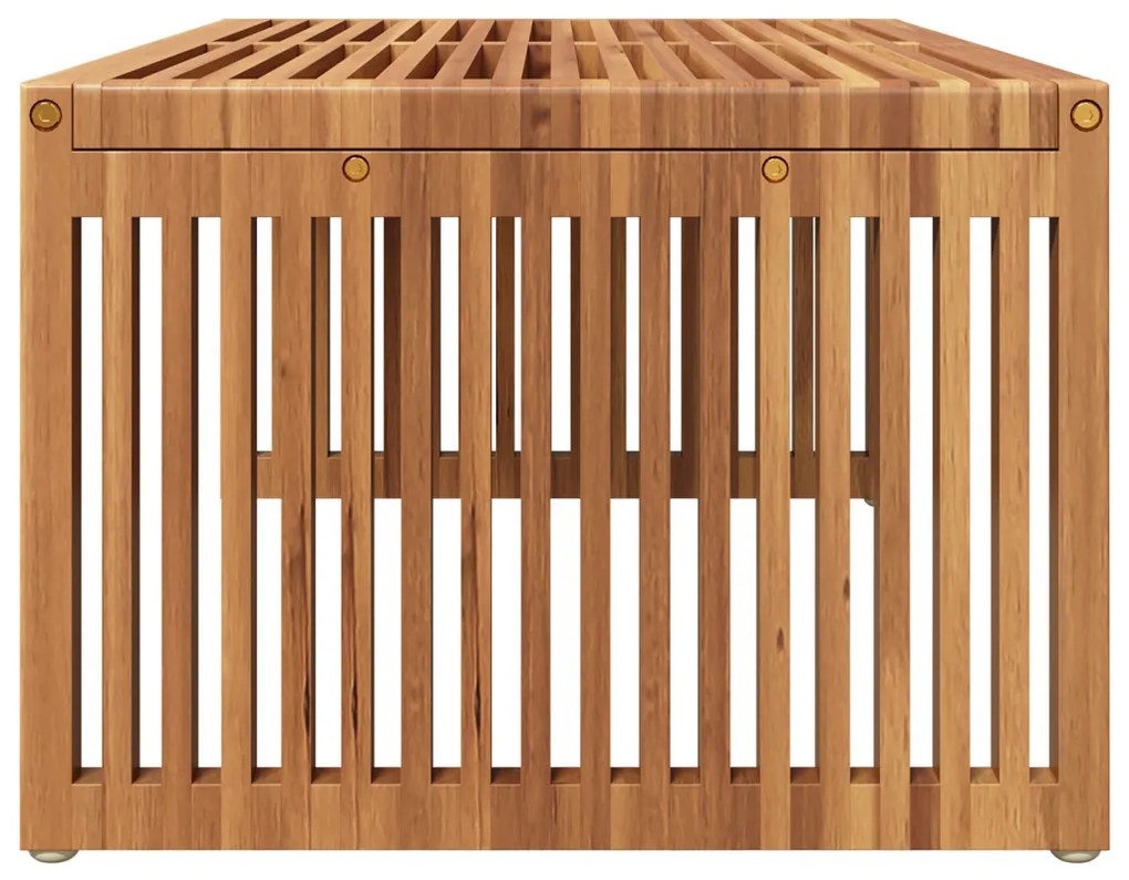 Kert Oldalasztal 90x49.7x36 cm Tömör Fa Teak