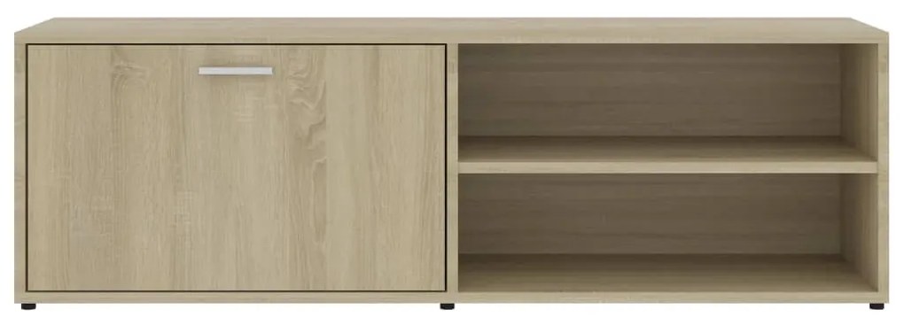 sonoma tölgy színű szerelt fa TV-szekrény 120 x 34 x 37 cm