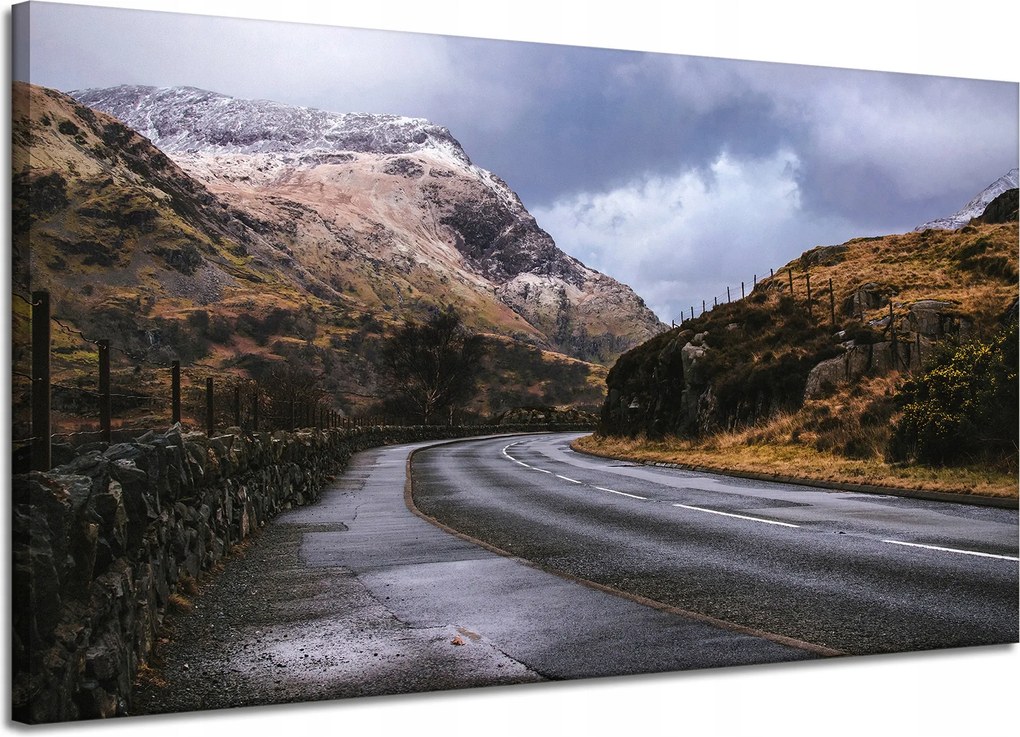 Vászonkép Természet Út a hegyeken át 120x70 cm