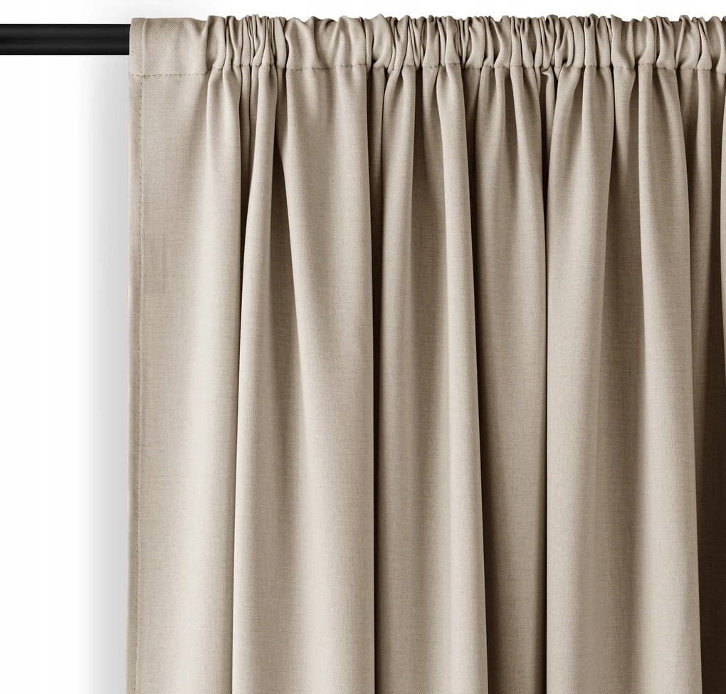 Filumi Függöny az alagúton strukturált szövet nappali Bézs 140x230