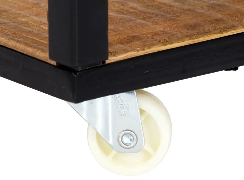 vidaXL tömör újrahasznosított fa dohányzóasztal 90 x 50 x 40 cm