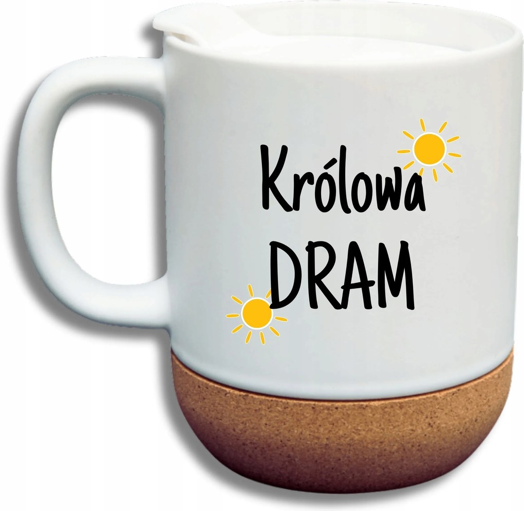 Fehér Bögre Parafa Vicces Ajándék Dram Királynő