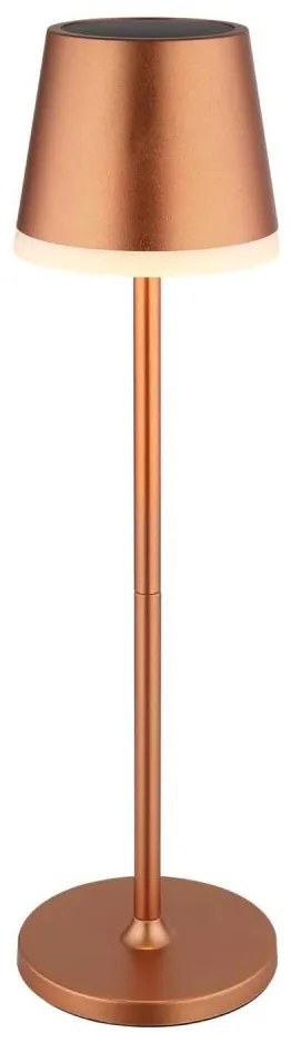 Globo 36637RM - LED Napelemes lámpa LED/0,6W/3V 3000K IP44 réz