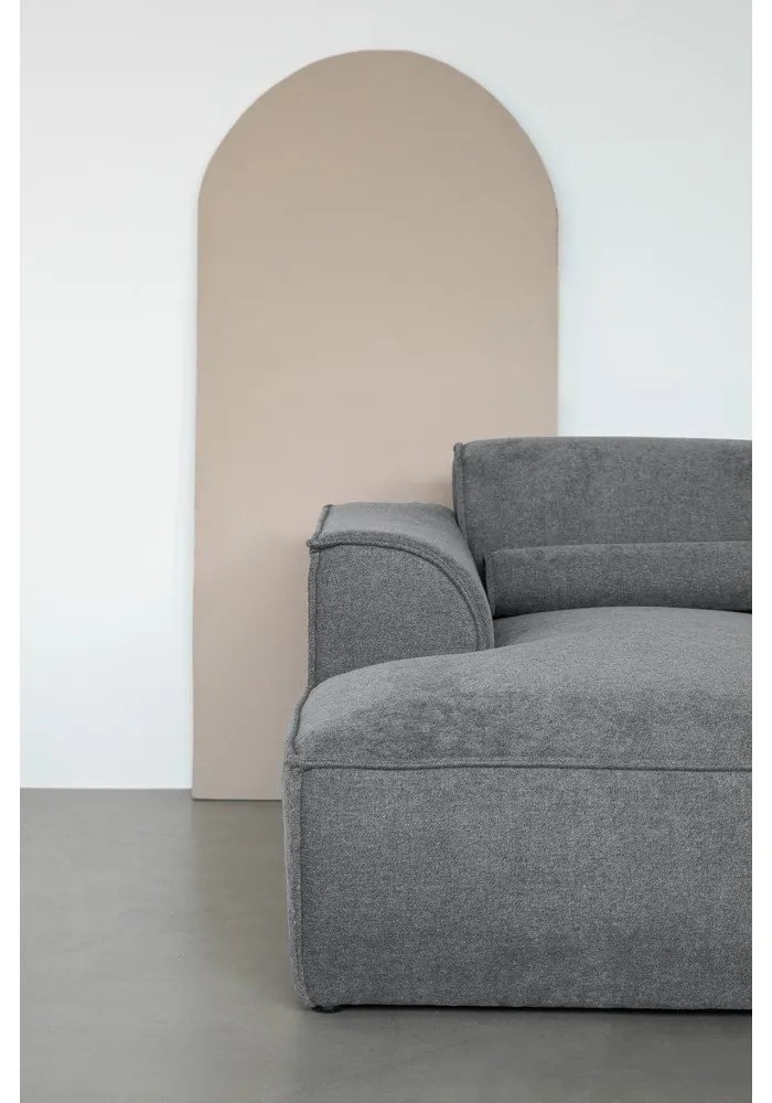 Szürke sarokkanapé (bal oldali) Flex Felix – Miuform