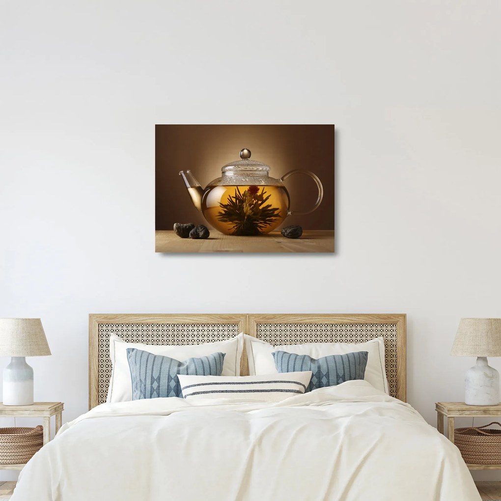 Kép - Tea ötkor (üvegen) (70x50 cm)
