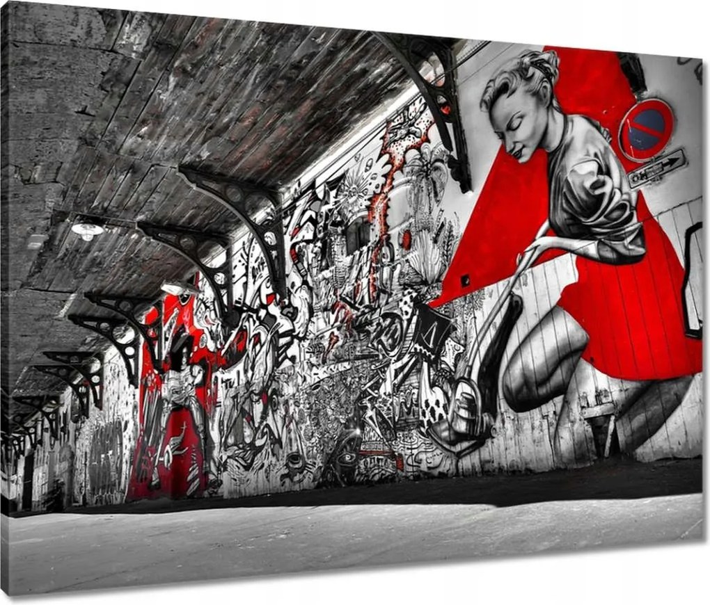 Vászonkép 80x60 Grafiti Ifjúsági motívum
