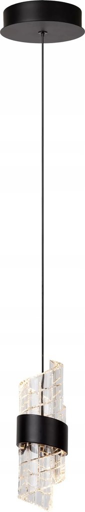 LED-es glamour spot lámpa fekete az asztal felett bár sziget 2700K Lucide