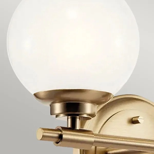 Kichler KL-BENNO2-CPZ - LED Fürdőszobai lámpa BENNO 2xG9/3W/230V IP44 réz