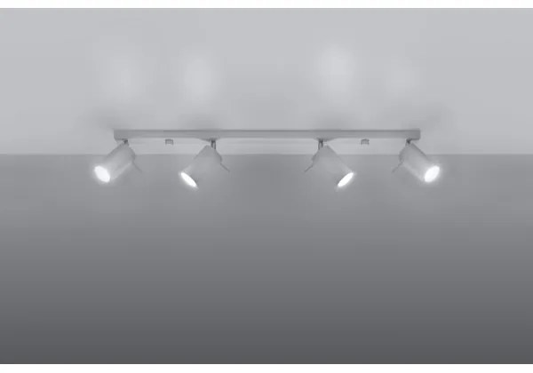 Sollux SL.0331 - Spotlámpa RING 4L 4xGU10/10W/230V fehér