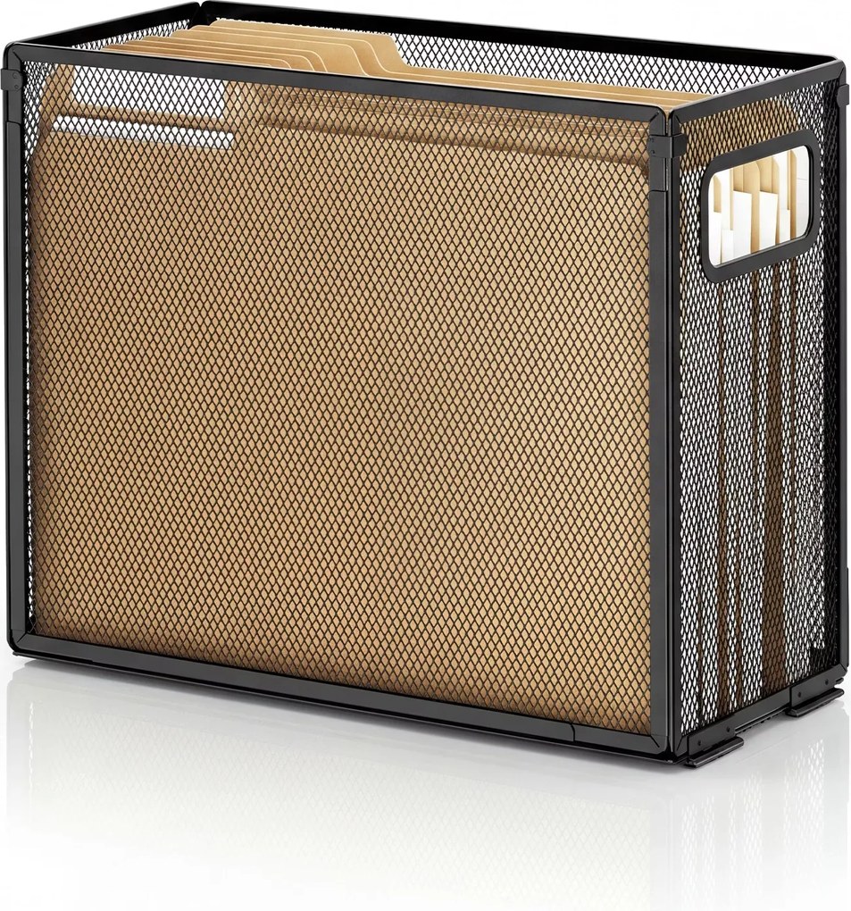 Asztali rendszerező keskeny függőleges fém kosár