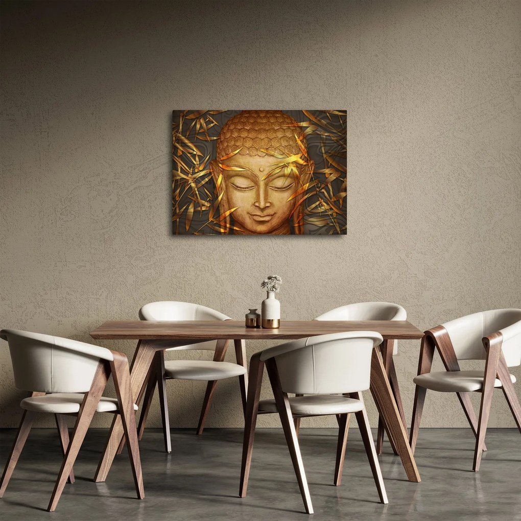 Kép - arany Buddha (70x50 cm)