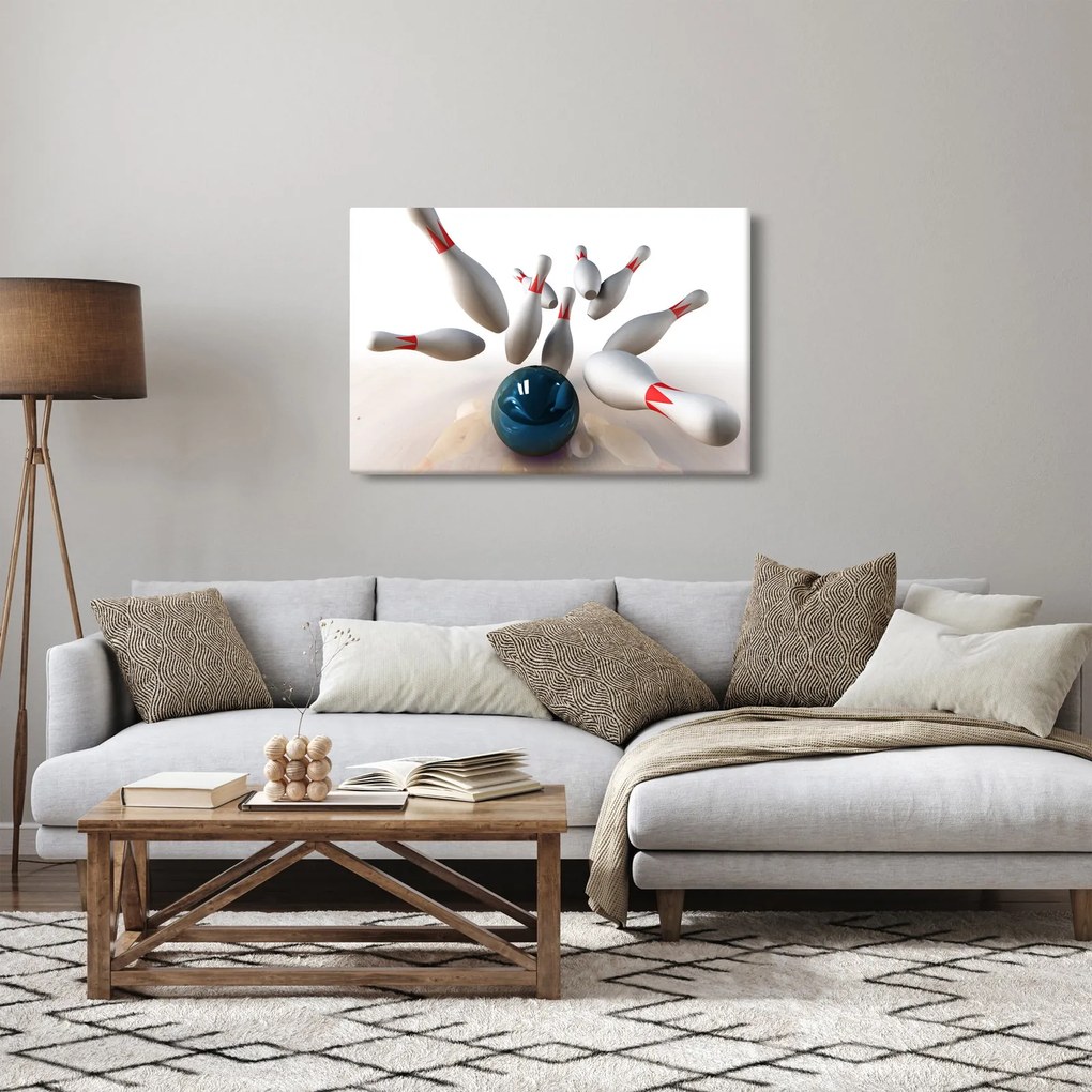 Kép - bowling (90x60 cm)