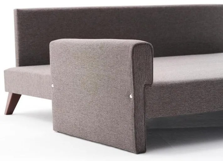 3 személyes kanapéágy Bella Sofa - Barna