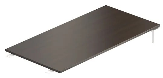 Akcióelem Creator 120 x 60 cm, fehér alap, lábak nélkül, wenge