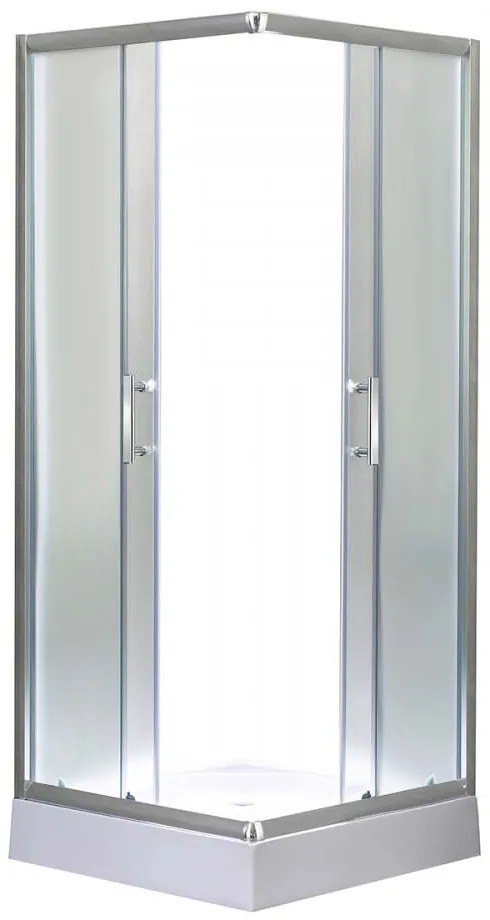 Spirit Matt 80x80 cm szögletes zuhanykabin, zuhanytálcával