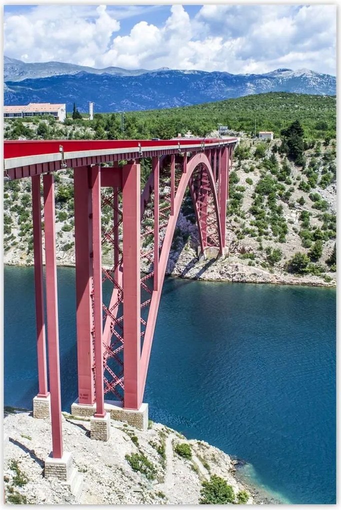 Poszterek 60x90 Horvátország Maslenica híd