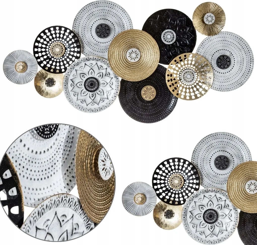 Modern Fali Dekoráció fém kerekek nagy fali nappali dekoráció