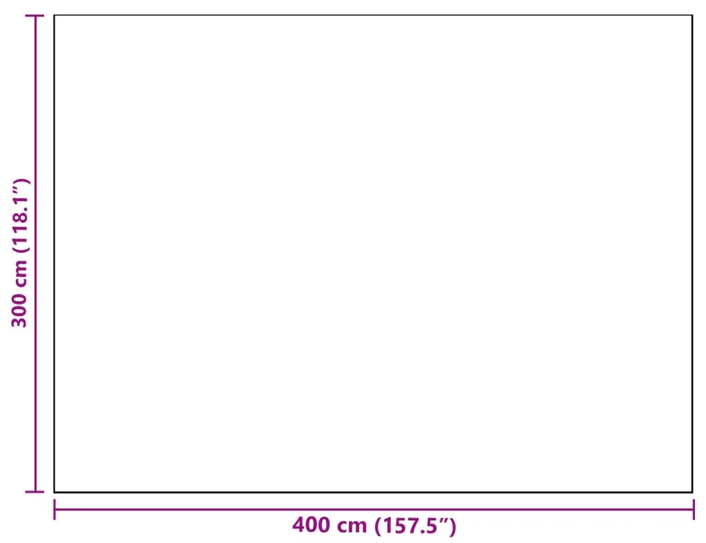 Kültéri Szőnyeg ARAKIL Barna és fehér 300 x 400 cm PP