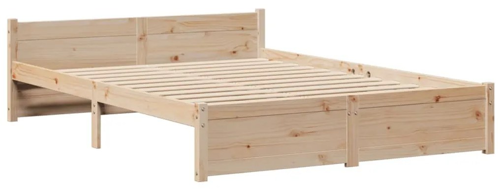 tömör fenyőfa könyvespolcos ágy matrac nélkül 120 x 190 cm