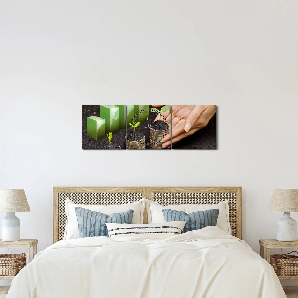 Kép - Növekedés (órával) (90x30 cm)