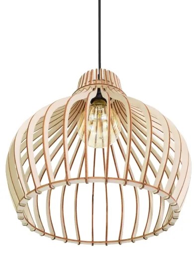 Csillár zsinóron BARREL 1xE27/24W/230V átmérő 38 cm