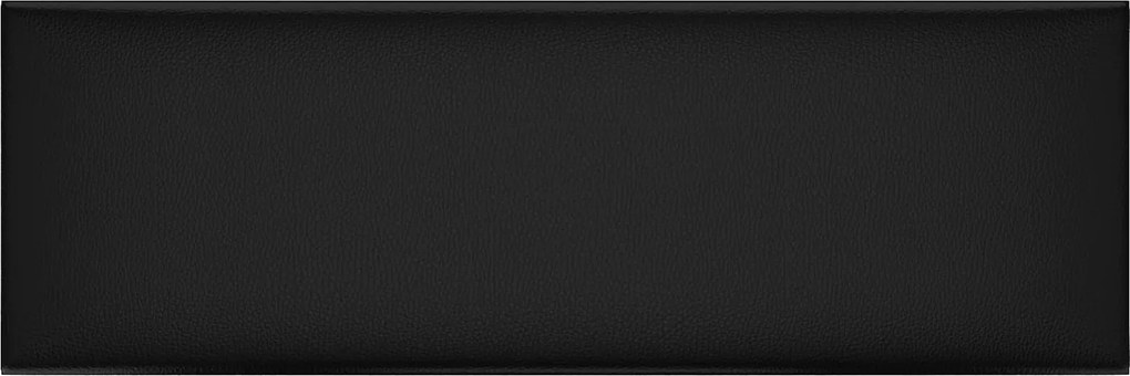 vidaXL Fali Fejtámla 12 pcs Fekete 90 x 30 cm szövet